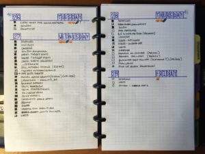 "Bullet Journal - Daily Log" by y0mbo is licensed under CC BY 2.0